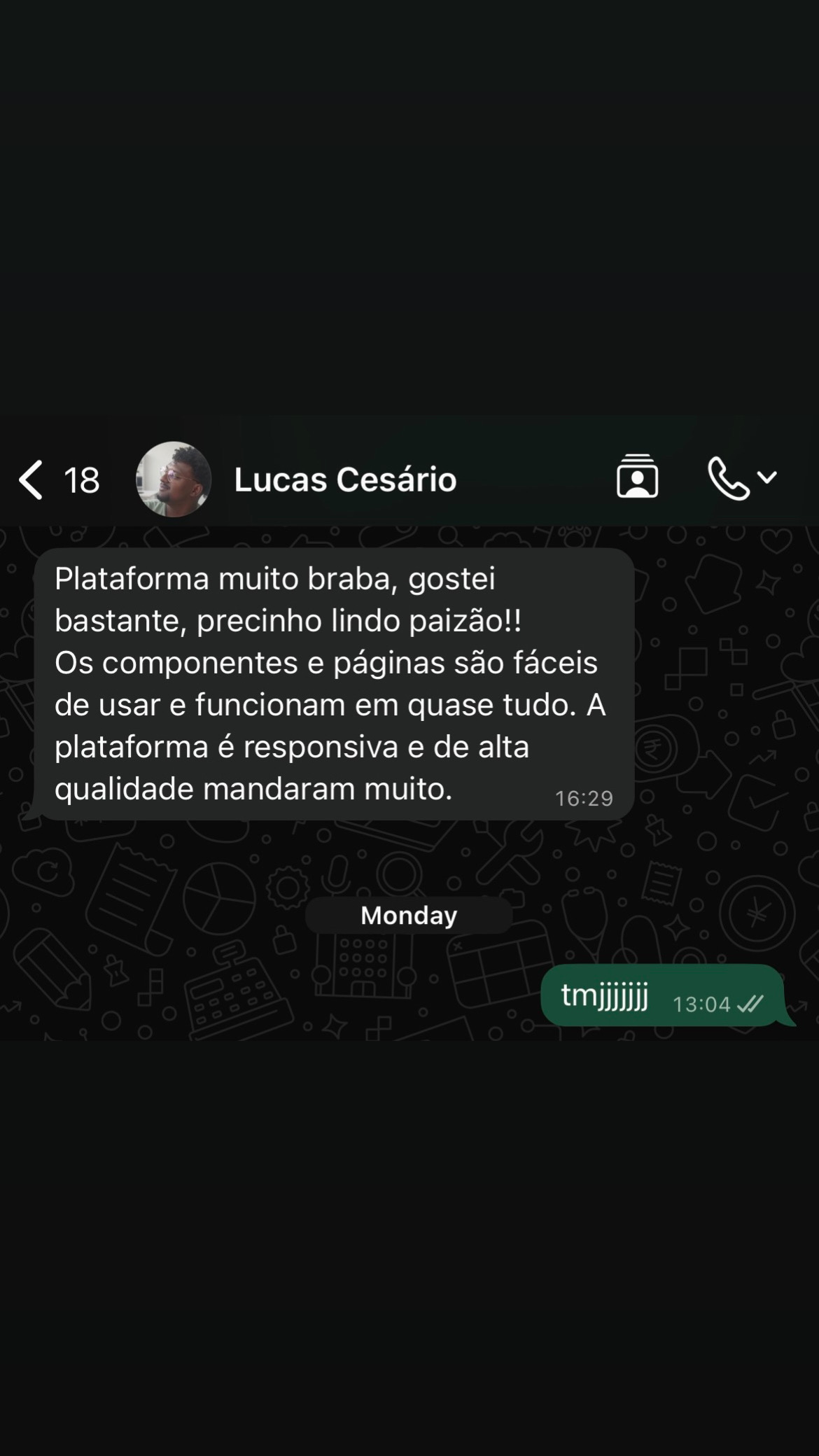Depoimento Lucas Cesário
